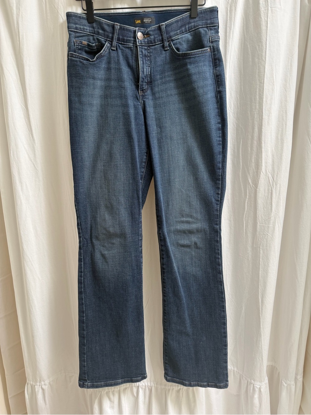 Lee Women's Boot Cut Jeans in Dark Blue Wash